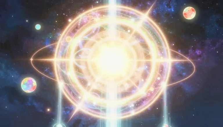 Visual representation of "pleroma" - A term used to describe the fullness of divine attributes or the totality of spiritual reality.