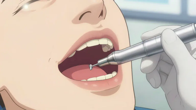 Visual representation of "handpiece" - A tool that is held in the hand and used in medical or dental procedures, often for tasks like drilling or cutting.