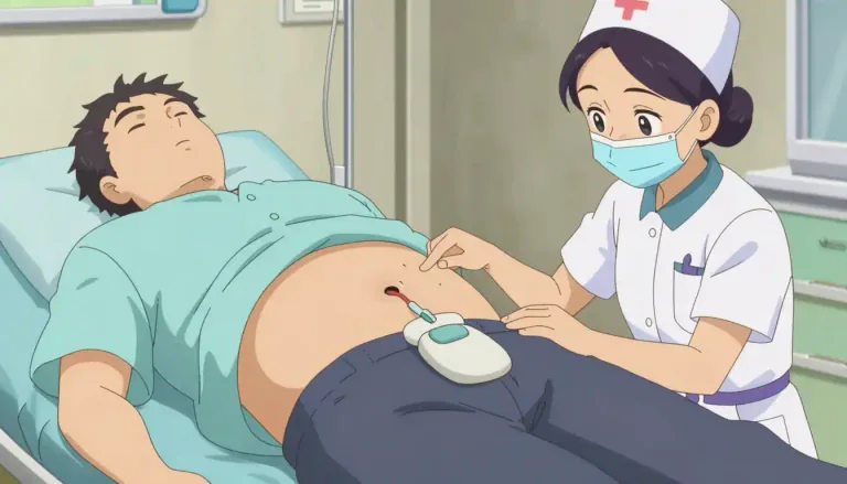 Visual representation of "ostomy" - An ostomy is a surgical procedure that creates an opening for waste removal from the body, usually after the removal of parts of the digestive or urinary tract.