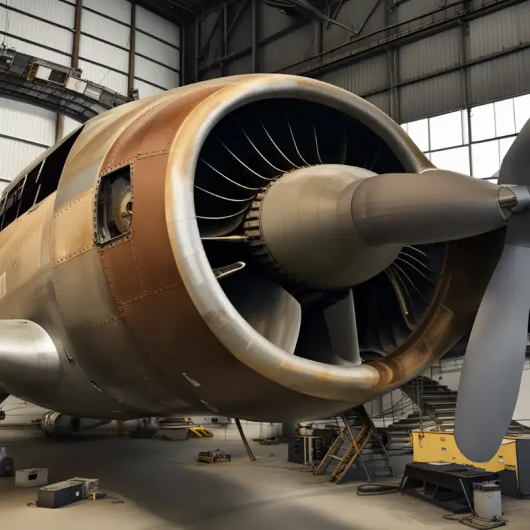 Visual representation of "prop" - Propeller, in the context of aviation.