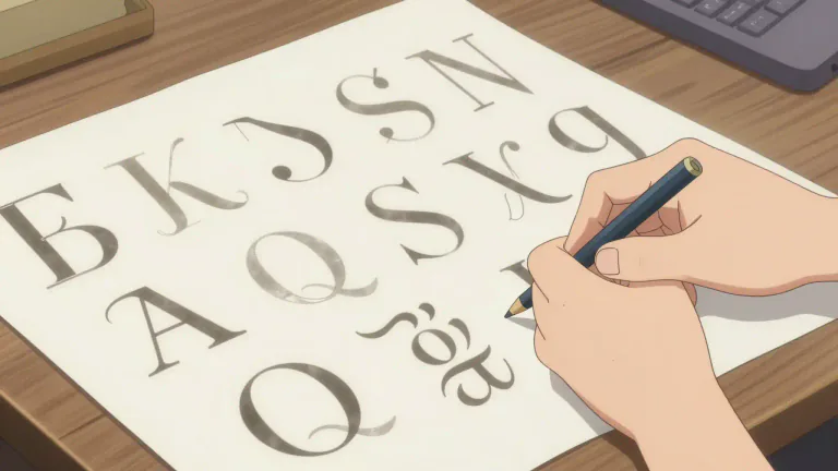 Visual representation of "letterform" - A letterform is the shape or design of a written letter, as seen in typography.