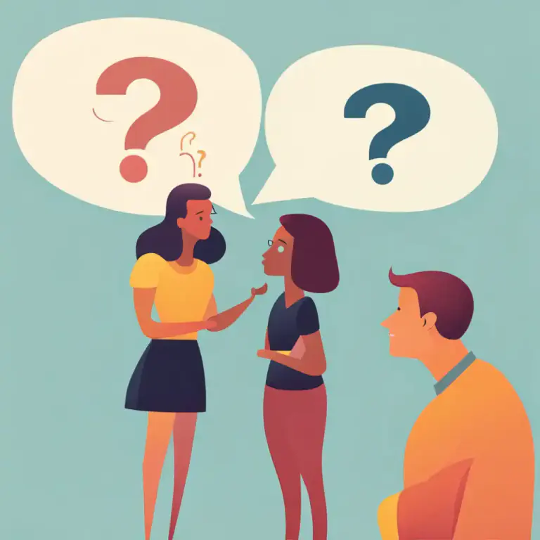 Visual representation of "put it to somebody that…" - To suggest, propose or state an idea or fact to a person for them to consider
