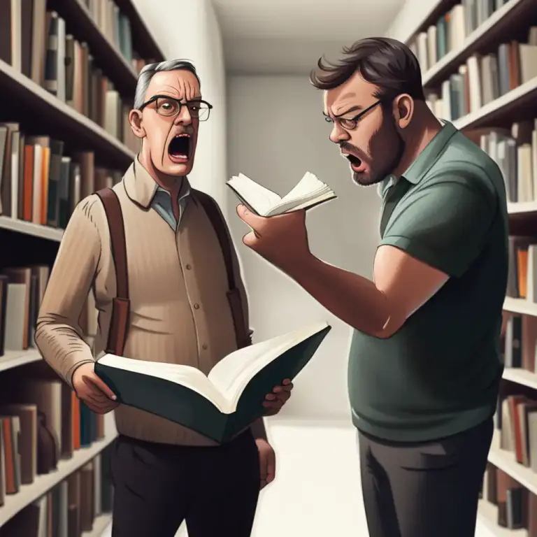 Visual representation of "pitch into" - to attack someone or something physically or with words