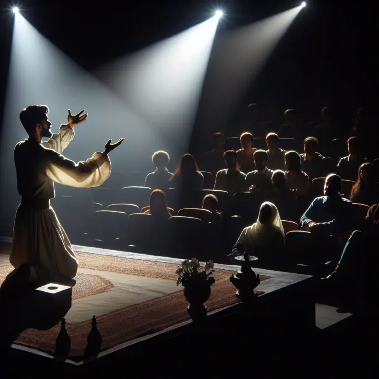 Visual representation of "role" - The character played by an actor in a play, movie or show.