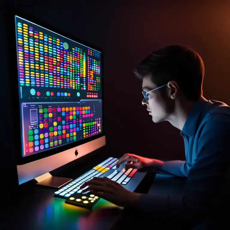 Visual representation of "interact" - In computing, to communicate with a system or computer program.