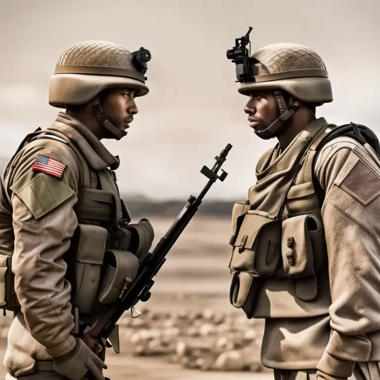 Visual representation of "belligerent" - A country or person engaged in war or conflict