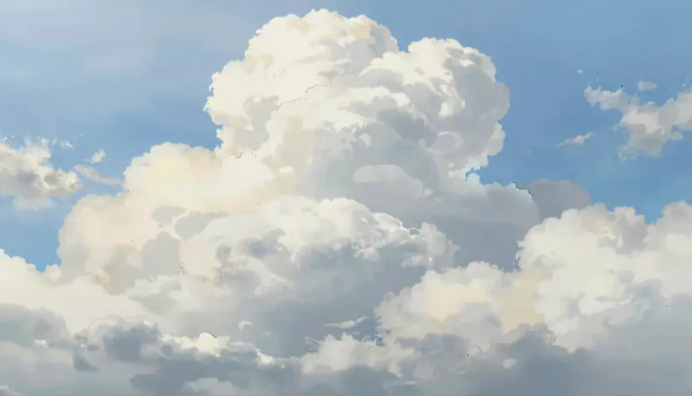 Visual representation of "flocculent" - Having a fluffy or woolly appearance.
