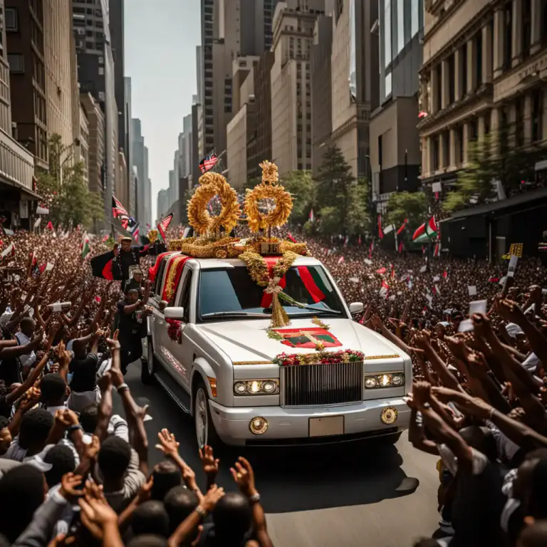 Visual representation of "chariot" - In modern terms, a chariot is a ceremonial vehicle, usually for a person of high importance.