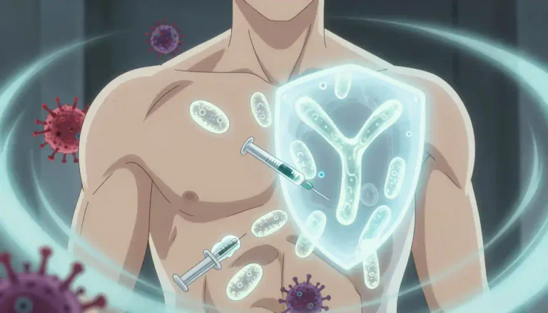 Visual representation of "immunologic" - Relating to immunology, the branch of medicine and biology concerned with immunity.
