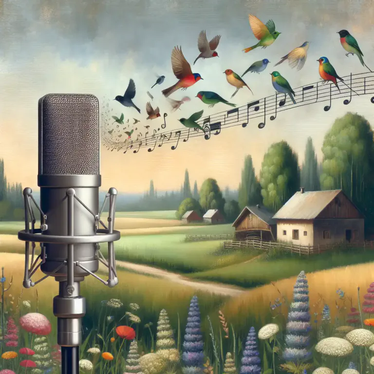 Visual representation of "ambience" - Background noise that is always present in a recording or broadcast