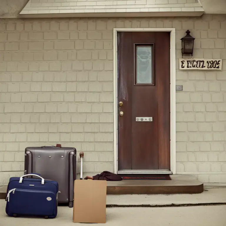Visual representation of "exclusion" - The process of removing someone from a property, also called eviction