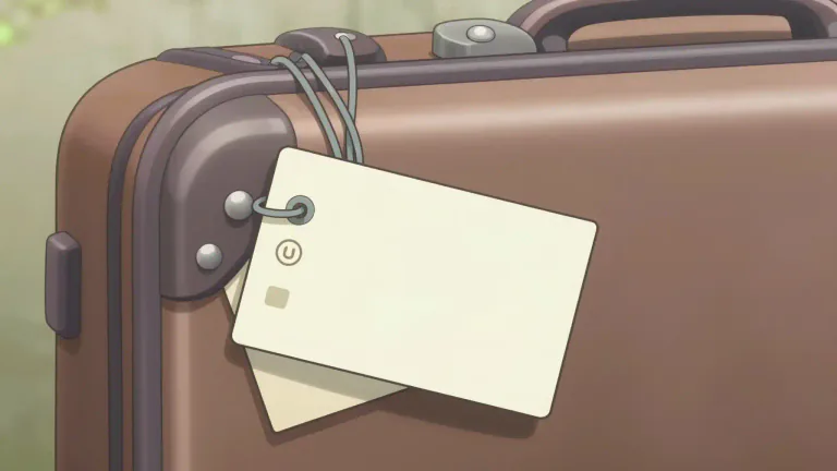 Visual representation of "label" - A small piece of paper, cloth, plastic, or similar material attached to an object and giving information about it