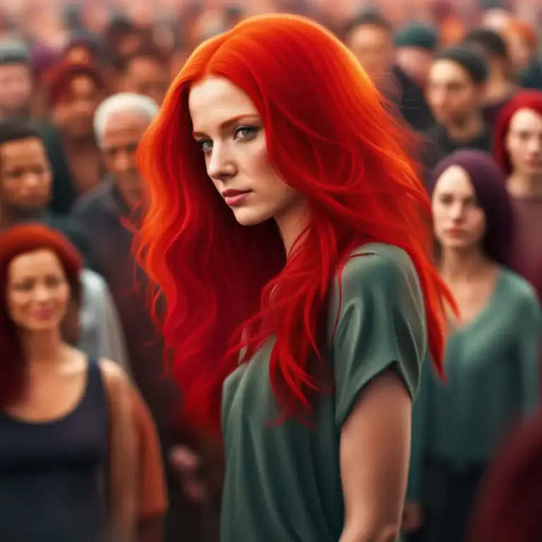 Visual representation of "stand out" - to be very noticeable because of being different