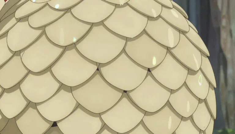 Visual representation of "squamous" - Flat, resembling scales in structure or appearance.