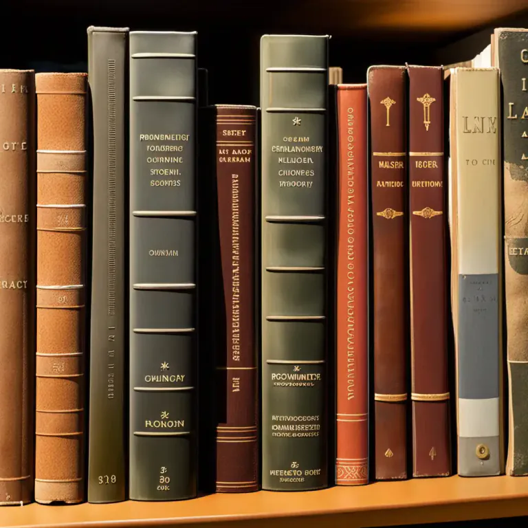 Visual representation of "canon" - A set of artistic works accepted as the most important and influential