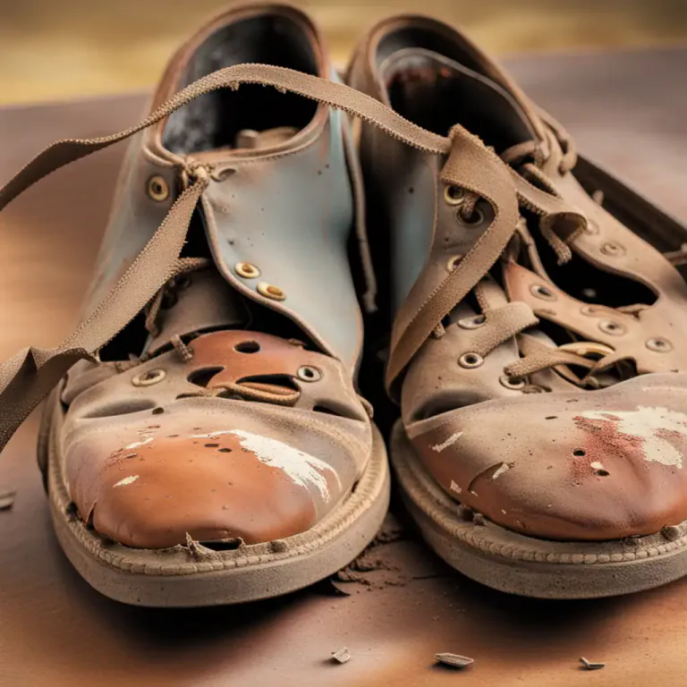 Visual representation of "worn out" - Old and no longer in good condition