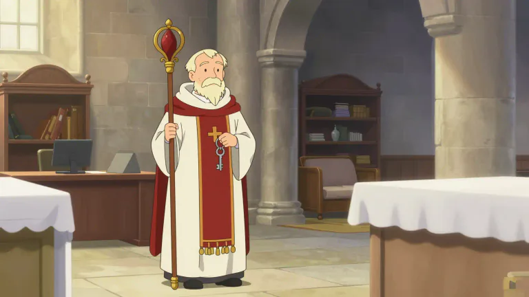 Visual representation of "benefice" - A permanent job, especially one in the church, which provides a regular income.