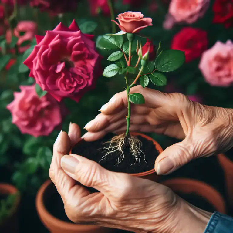 Visual representation of "propagate" - to reproduce a plant or animal