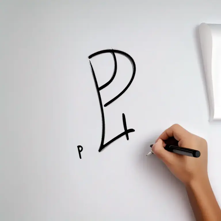 Visual representation of "papa" - the letter 'P' in the NATO phonetic alphabet