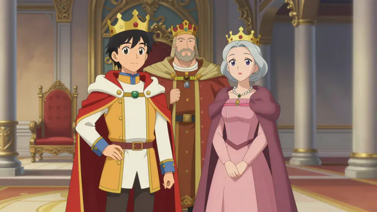 Visual representation of "prince" - The son of a king, queen, or a man of high rank in some countries.