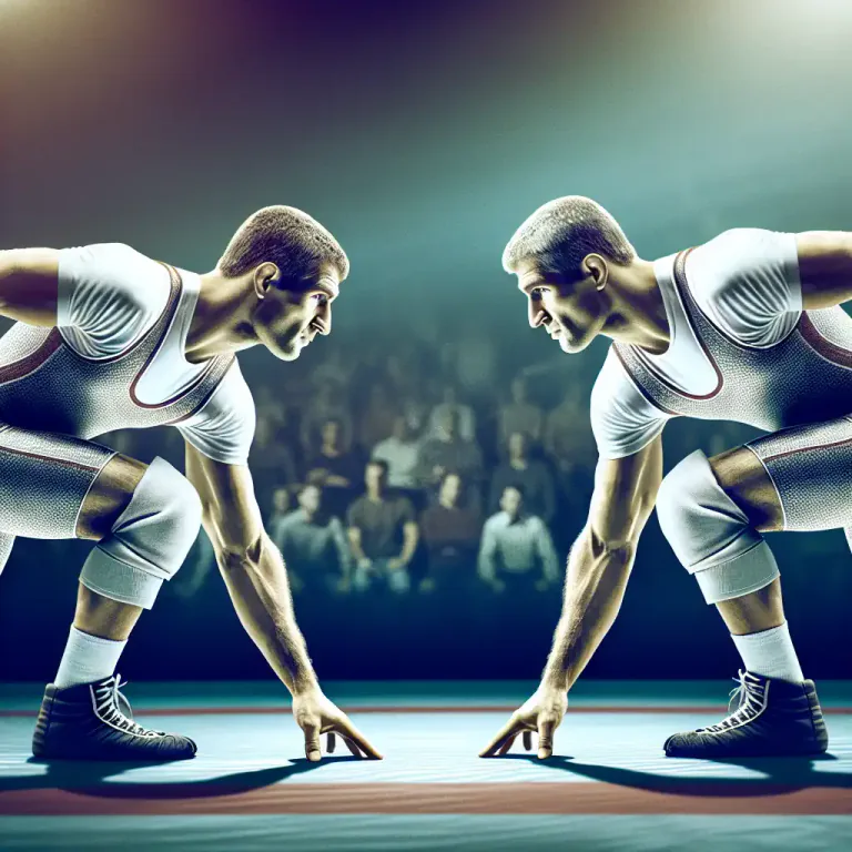 Visual representation of "singlet" - A type of one-piece wrestling uniform