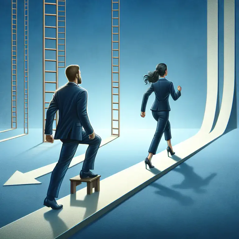 Visual representation of "lockstep" - When things happen or change at exactly the same time or speed.