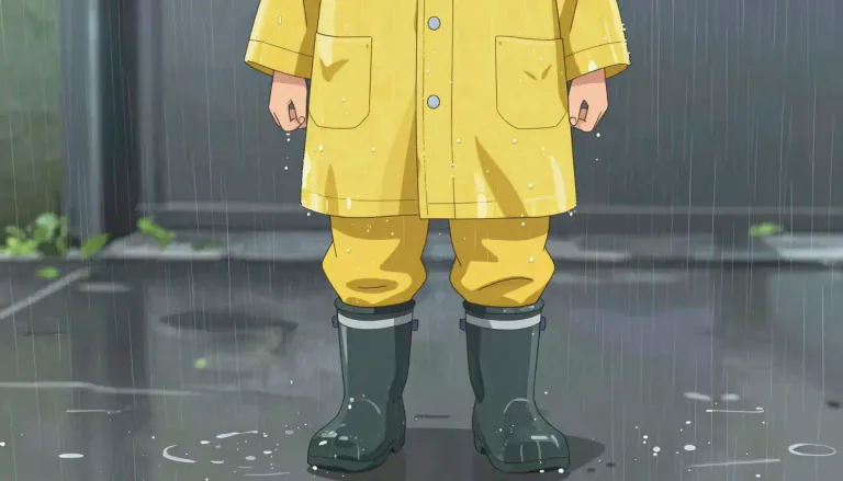 Visual representation of "raingear" - Clothing designed to protect against rain, often made of waterproof materials.