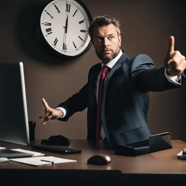 Visual representation of "not mess around" - To take something seriously or act quickly and decisively