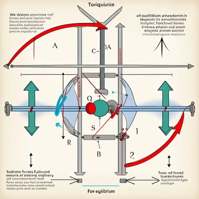Visual representation of "static" - Related to the study of forces that are in balance in a mechanical system.