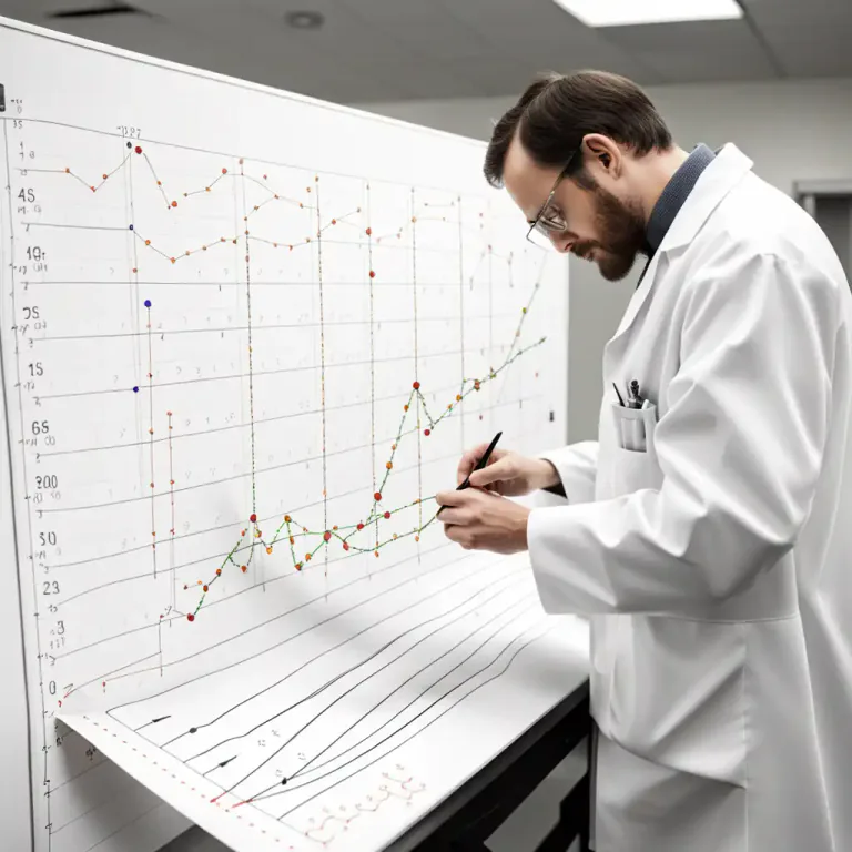 Visual representation of "plot" - To mark or draw something (such as a graph or map)