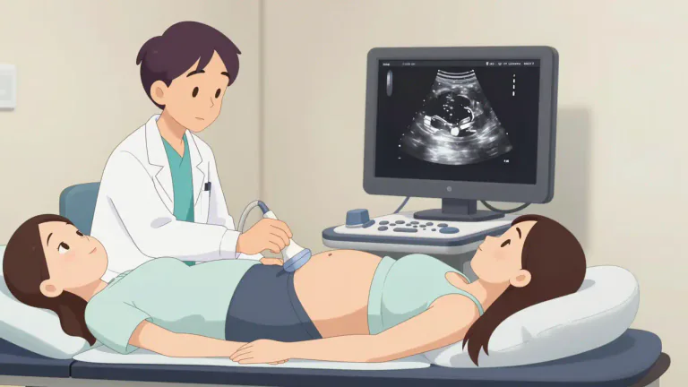Visual representation of "ultrasonographic" - Relating to the use of ultrasound to create images of internal body structures.