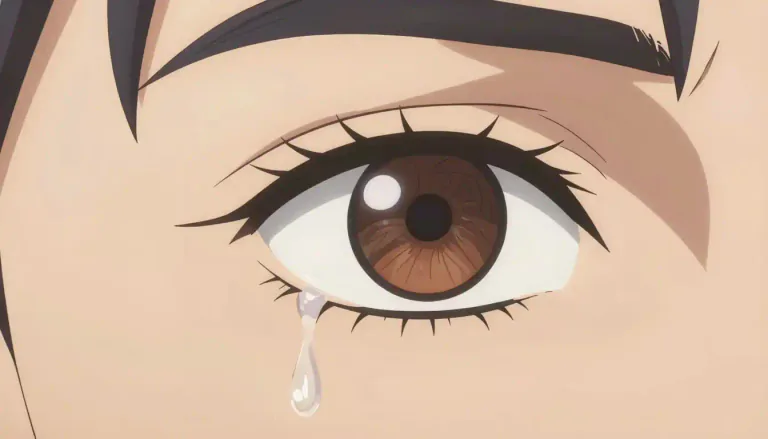 Visual representation of "lacrimal" - Relating to the production and secretion of tears.