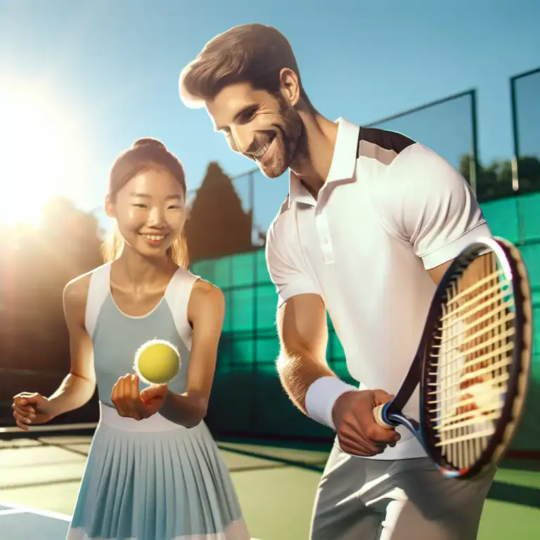 Visual representation of "bisque" - In lawn tennis, a point given by the stronger player to the weaker one
