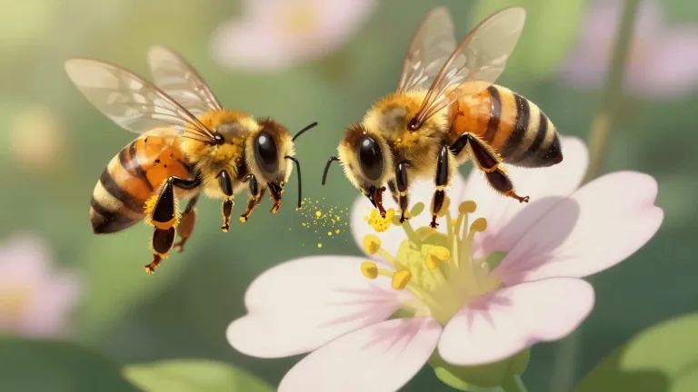 Visual representation of "pollinator" - A pollinator is an animal, such as a bee or butterfly, that moves pollen from one flower to another while feeding on nectar, which helps plants reproduce.