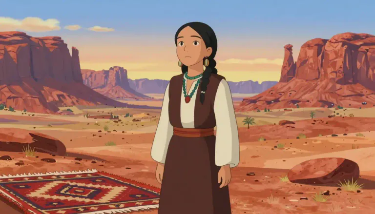 Visual representation of "navajo" - A member of a Native American tribe mainly located in the southwestern United States, known for their rich cultural heritage.
