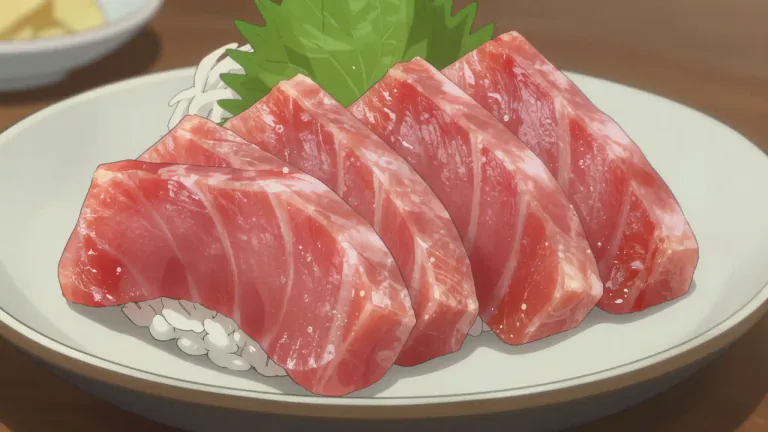 Visual representation of "yellowfin" - Refers to the meat of the yellowfin tuna, often used in sushi and sashimi dishes.