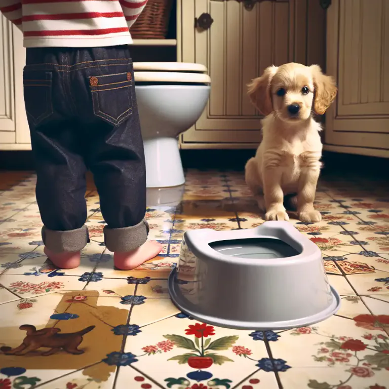 Visual representation of "piddle" - Urine or an act of urinating, used especially about a pet or a child