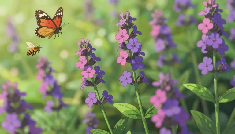Visual representation of "vervain" - Any of several plants belonging to the Verbena genus, often cultivated for ornamental purposes.
