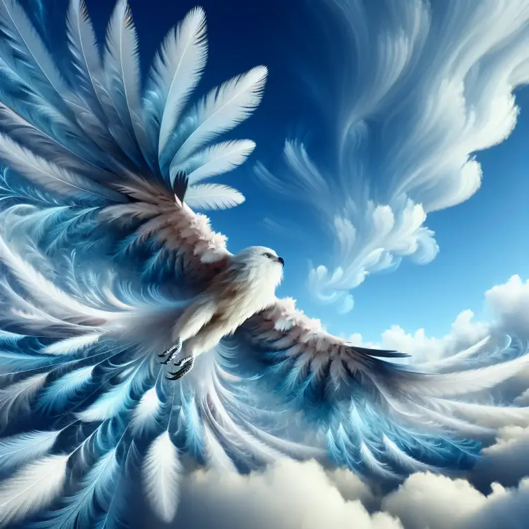 Visual representation of "you could have knocked me down with a feather" - Used to express extreme surprise, shock, or disbelief