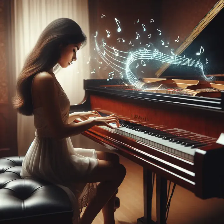 Visual representation of "melodic" - Relating to, or containing a melody