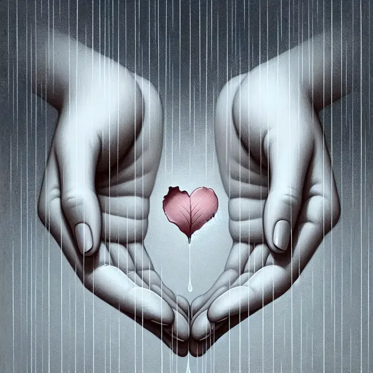 Visual representation of "dirge" - Something making you feel very sad.