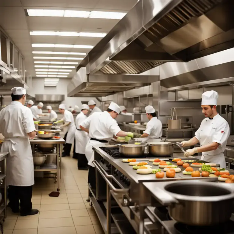 Visual representation of "kitchen" - The people who work in a kitchen