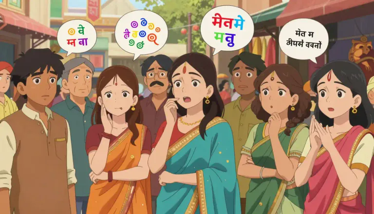 Visual representation of "hindi" - Additionally, 'Hindi' can refer to the various dialects and regional languages that are influenced by or are variations of Hindi.