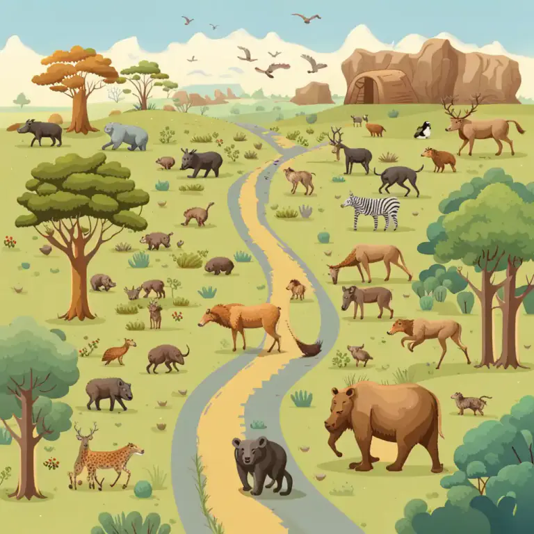 Visual representation of "corridor" - A route or path that provides access to a specific place or resource
