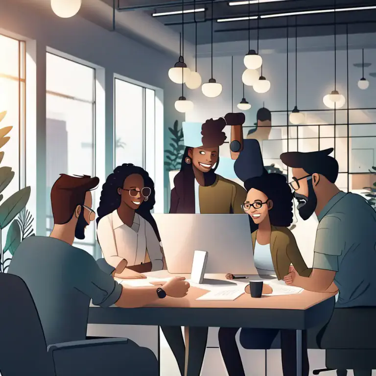 Visual representation of "folk" - A group of people who share some common background or interest