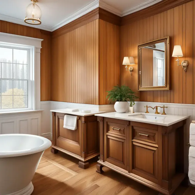 Visual representation of "wainscot" - To cover with or as if with a wainscot.