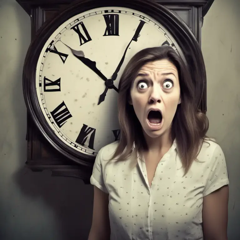Visual representation of "panic" - To be taken over by fear, often causing unreasonable or irrational behavior