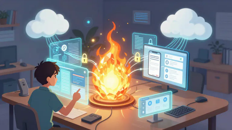Visual representation of "firebase" - Firebase is a platform that allows developers to create mobile and web applications using various tools and services offered by Google.