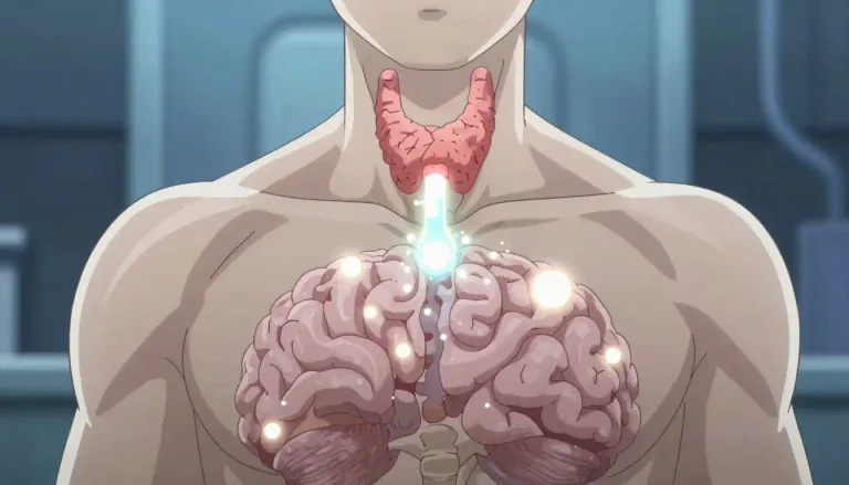 Visual representation of "thyrotropin" - Thyrotropin is a hormone that controls the production of hormones in the thyroid gland, which are vital for regulating metabolism.