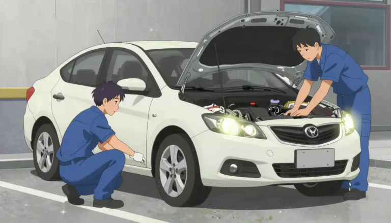 Visual representation of "roadworthy" - In a condition that is safe and legal for use on the road.